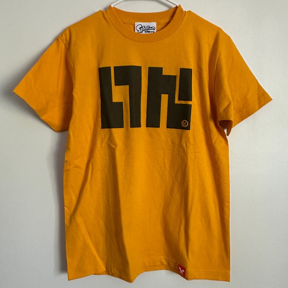 Nintendo Splatoon Short Sleeve T Shirt dark Yellow size M